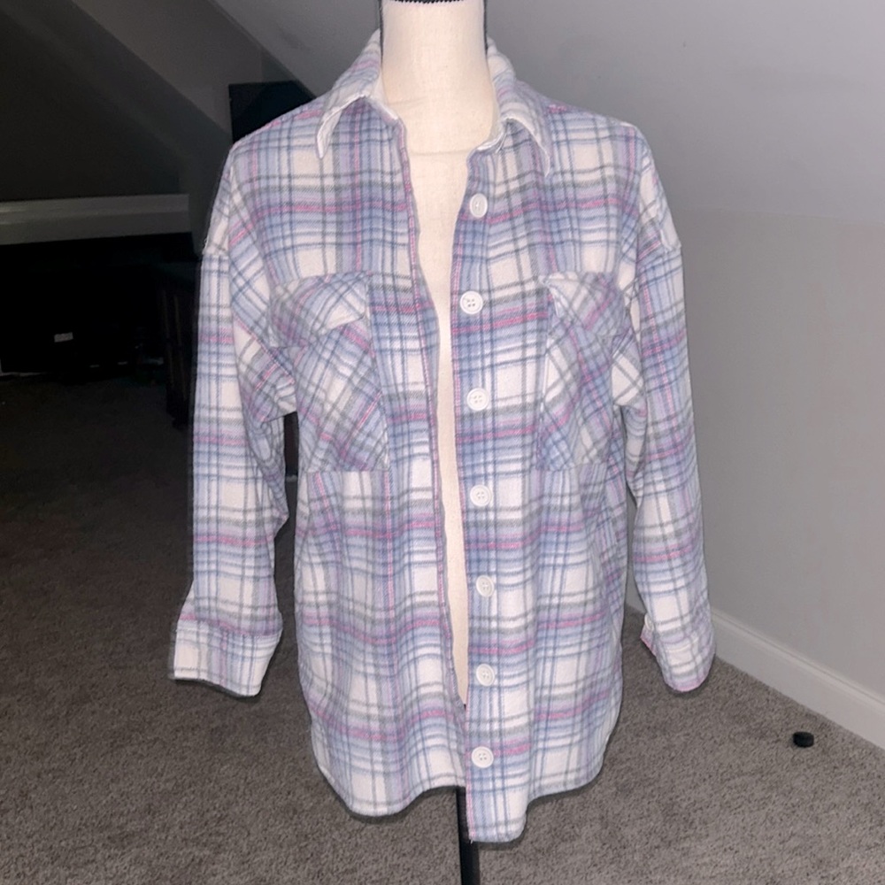 Colorful flannel.